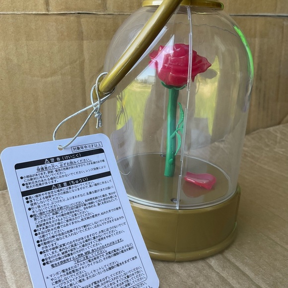 Disney Japan Beauty  and the Beast  light up lantern  8 in. H .. NWT - Picture 2 of 5